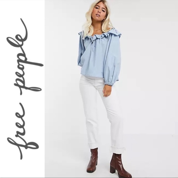 Free People Lily Of The Valley Ruffle Trim, P2P 22” - Picture 4 of 12